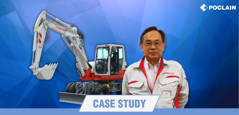 Takeuchi excavator and director