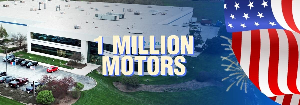 one million motors in usa banner