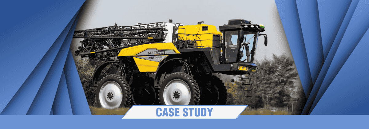 Poclain equiped sprayers