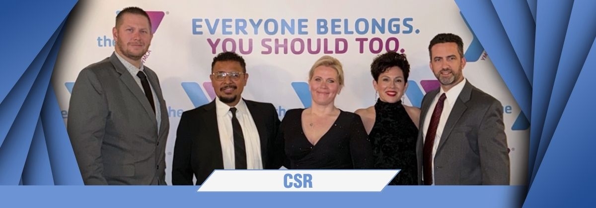 Picture of Poclain team at YMCA anniversary