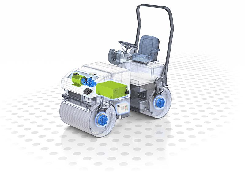 Roller Paver Electric Hydraulic 5T