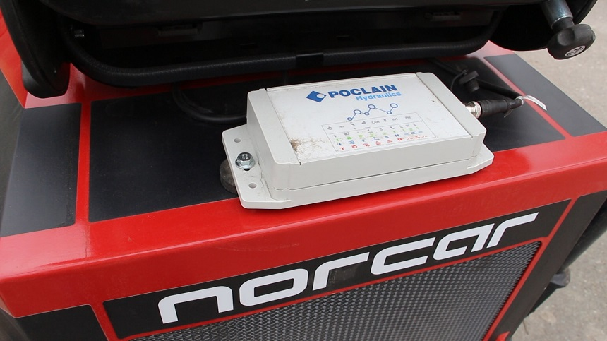Electric Hydraulic NORCAR Mini Loader Prototype | Poclain