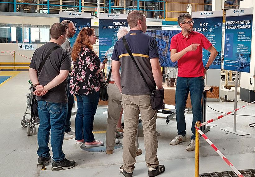 Visite de l'usine