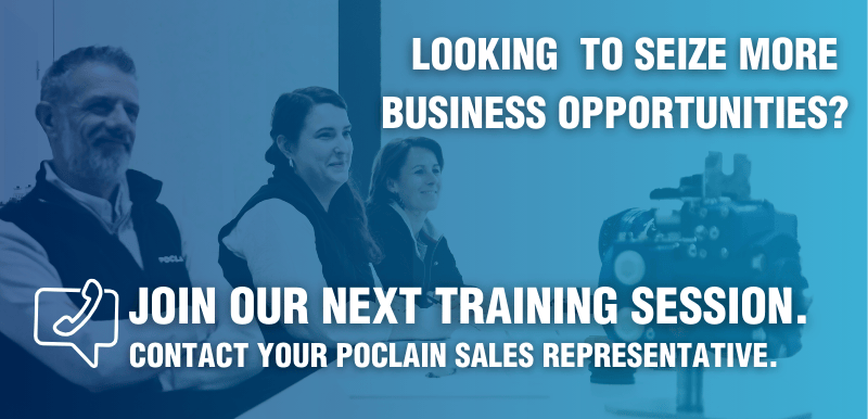 Join the next poclain distributor training