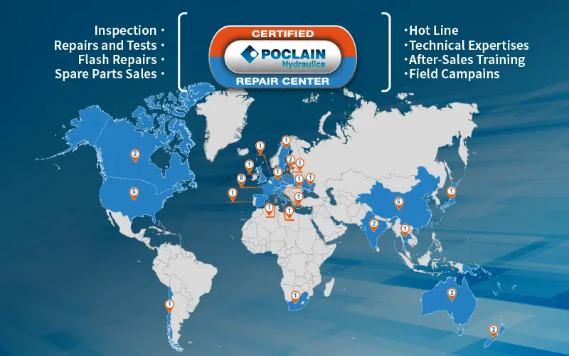 Poclain CRC Map