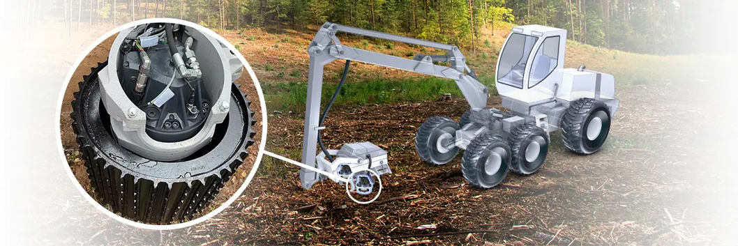 Tree Harvester Head Roller Feeder with MHD09