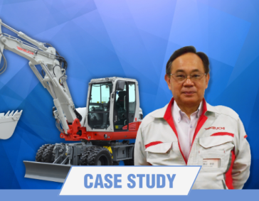 Takeuchi excavator and director