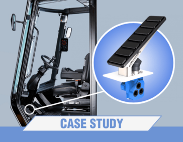 Poclain equiped Forklift Cabins