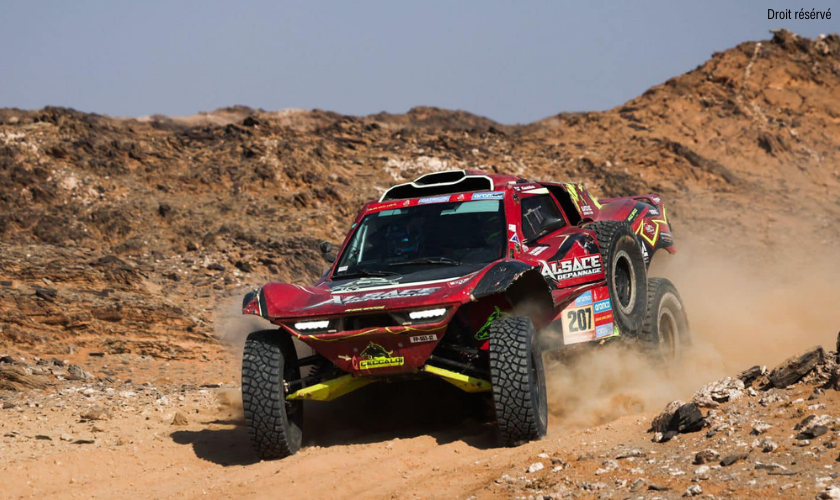 JLC's buggy on the dakar tracks