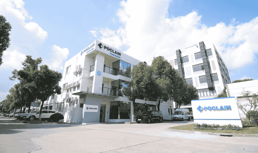 Picture of Poclain premises in Shanghai, China