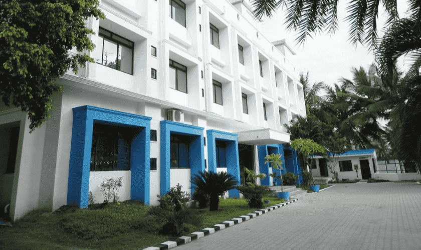 Picture of Poclain plant in Pondicherry, India