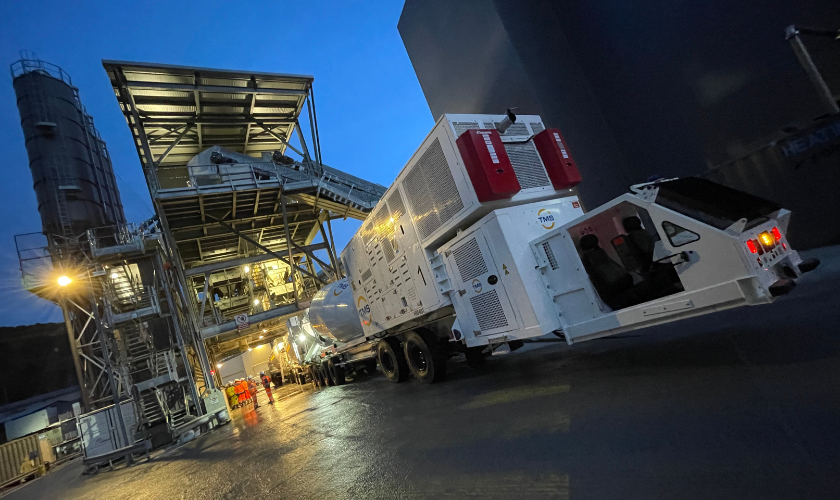 Picture of the vehicle at night