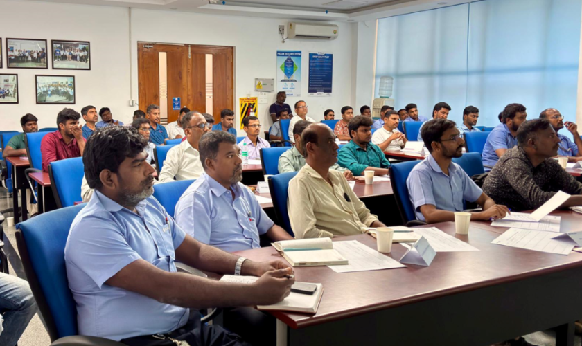 Picture of attendees during the training session